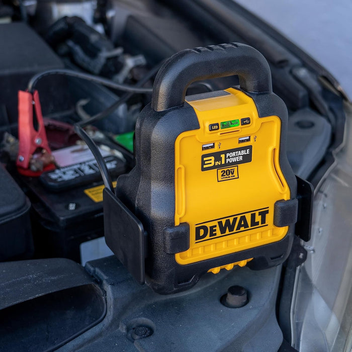 DEWALT DXAE20VBBK Battery Booster with 20V XR 5 AH Lithium-Ion Battery and DCB115 Battery Charger