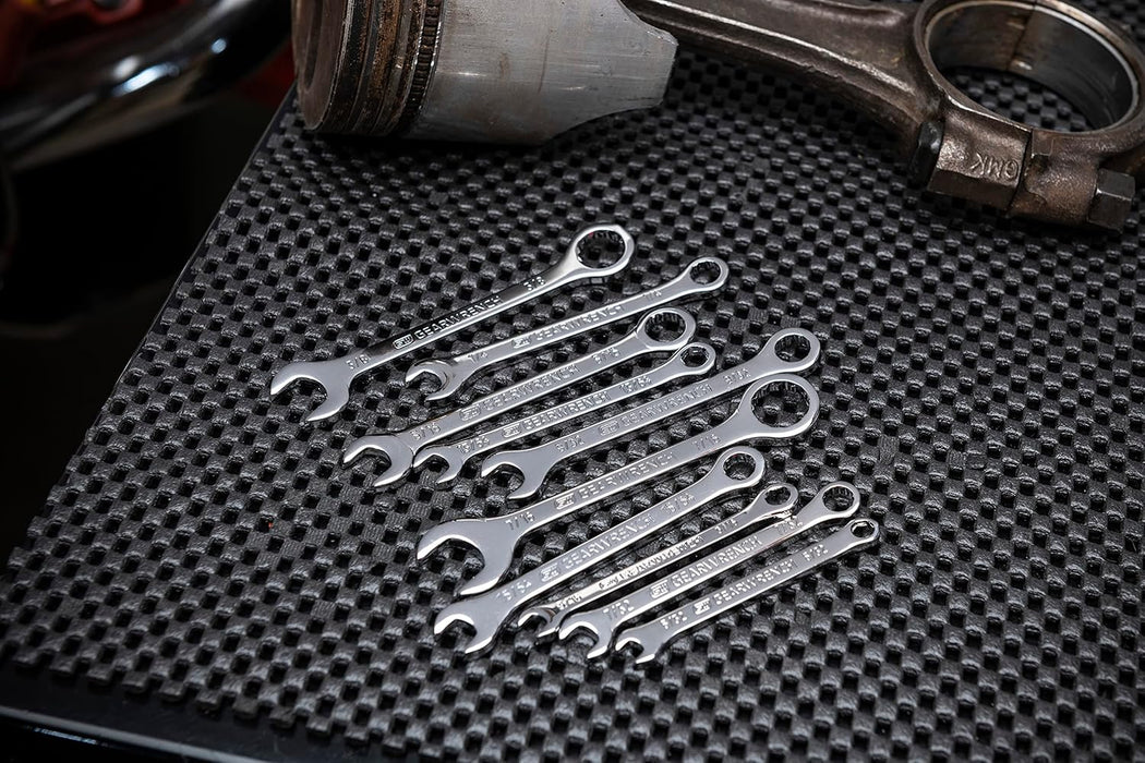 GEARWRENCH 86560 10 Piece SAE Midget Combination Wrench Set