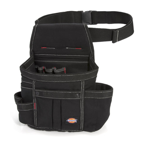 Dickies 57054 8-Pocket Tool Belt/Utility Pouch, Adjustable 2-Inch Belt, Durable Canvas Construction, Puncture-Resistant Liner