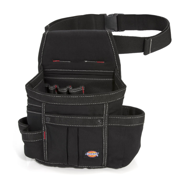 Dickies 57054 8-Pocket Tool Belt/Utility Pouch, Adjustable 2-Inch Belt, Durable Canvas Construction, Puncture-Resistant Liner