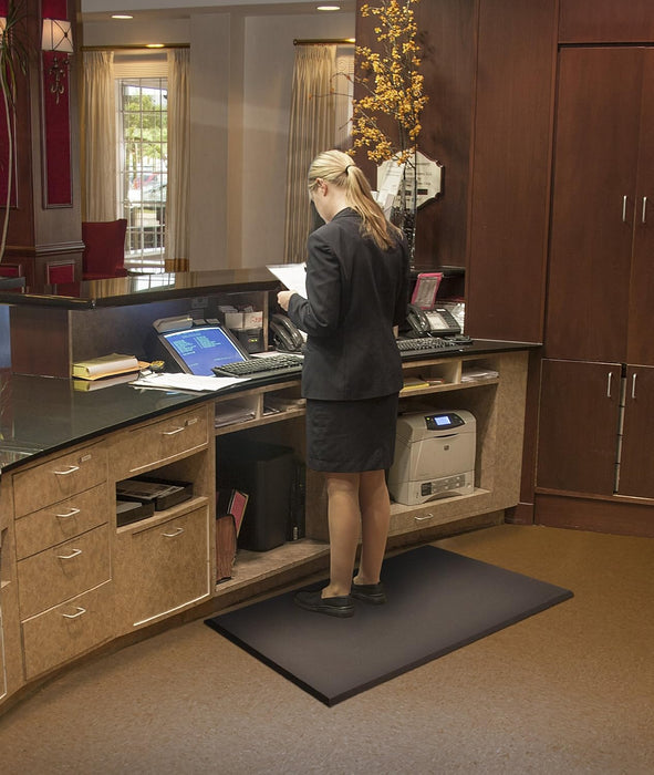 Notrax - 440S0032BL 440 Superfoam Comfort Anti-Fatigue Safety Mat, for Home or Business 3' X 2' Black