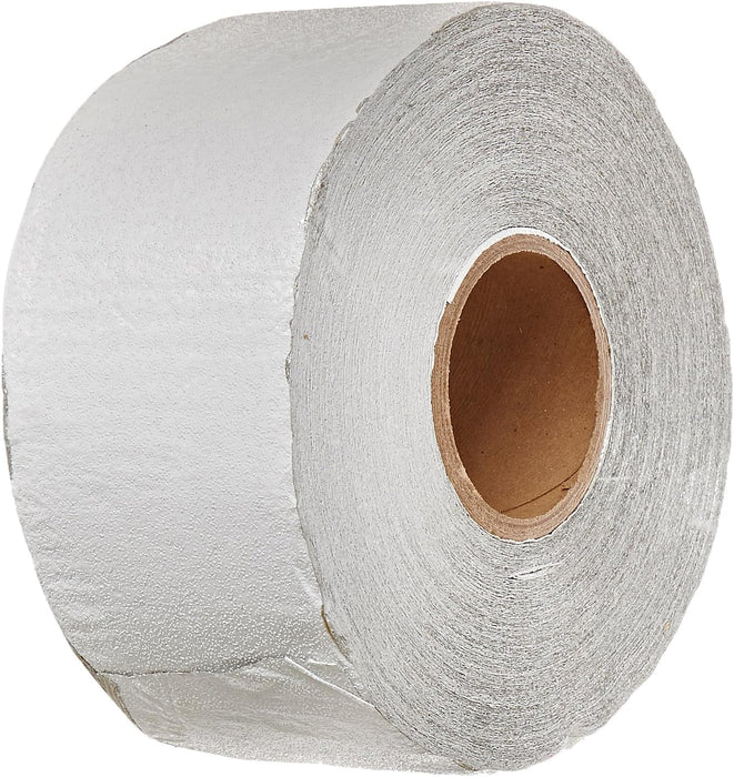 Mutual Industries 17792 Construction Grade Foil Backed Pavement Marking Adhesive Tape, 100 yds Length x 4" Width, White