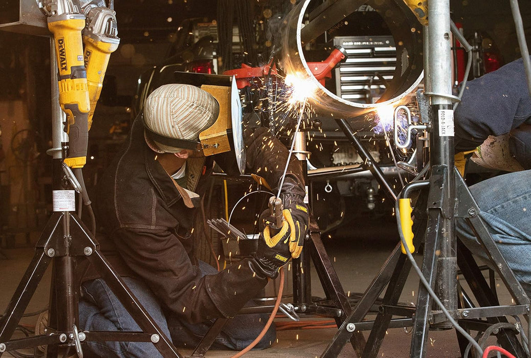 DEWALT DXMF04051SM Premium Leather Welding Gloves, Small