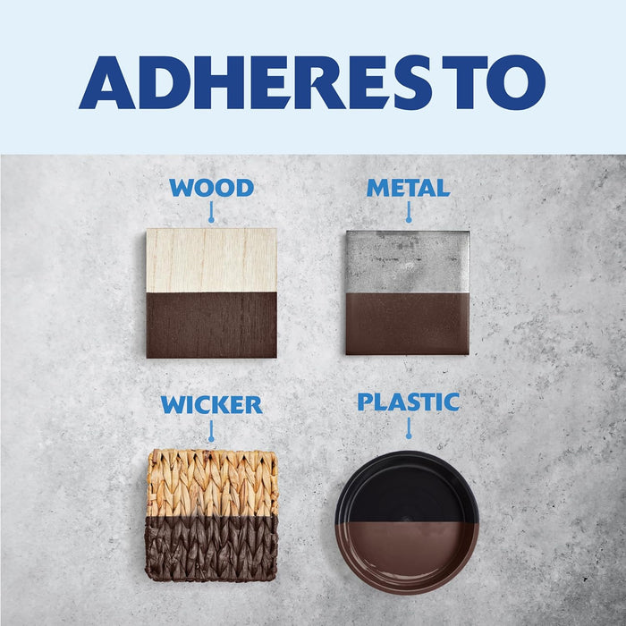 Rust-Oleum 242018 Painter's Touch Latex Paint, Quart, Satin Espresso (Pack of 2)