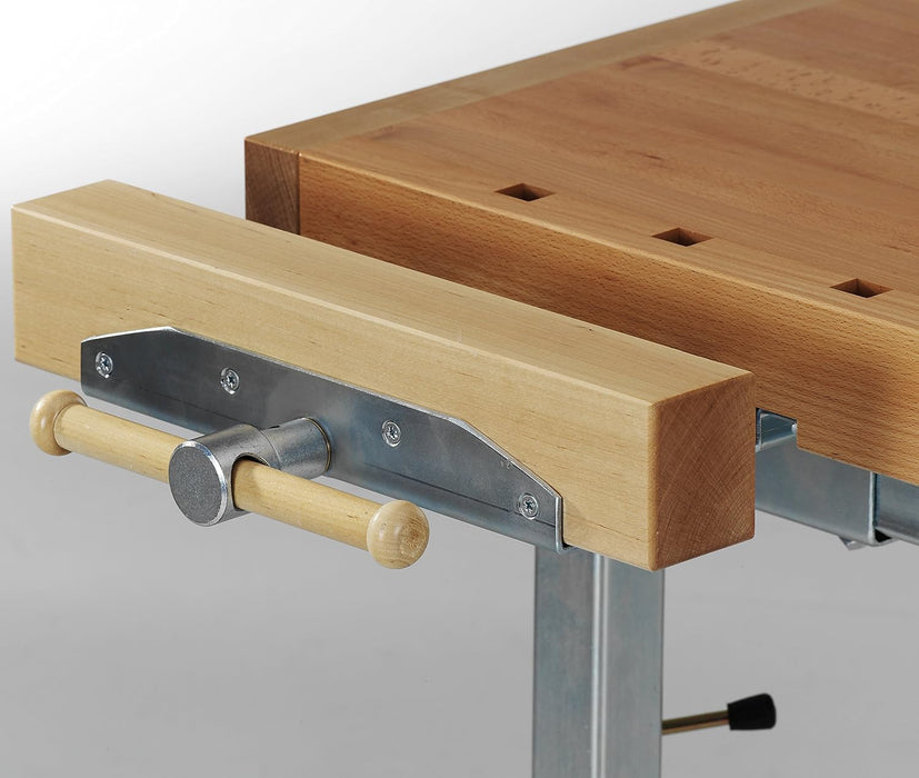 Sjöbergs SJO-33302 Woodworking Vise for Custom Benchtops, High-Strength Alloy Steel, Acme Thread and Overbuilt Construction to Avoid Racking, Rock-Solid Smooth Adjustable Clamping