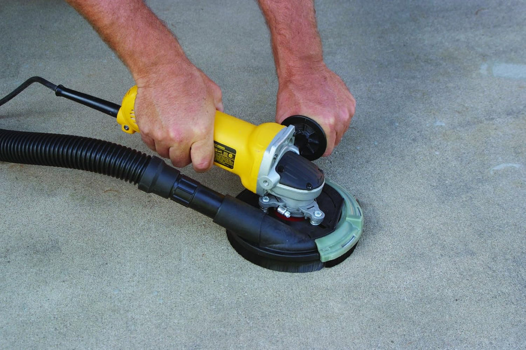 Dustless Technologies D5850 Dust Buddie XP Universal Dust Control Attachment for Grinders, 7", Black/Gray