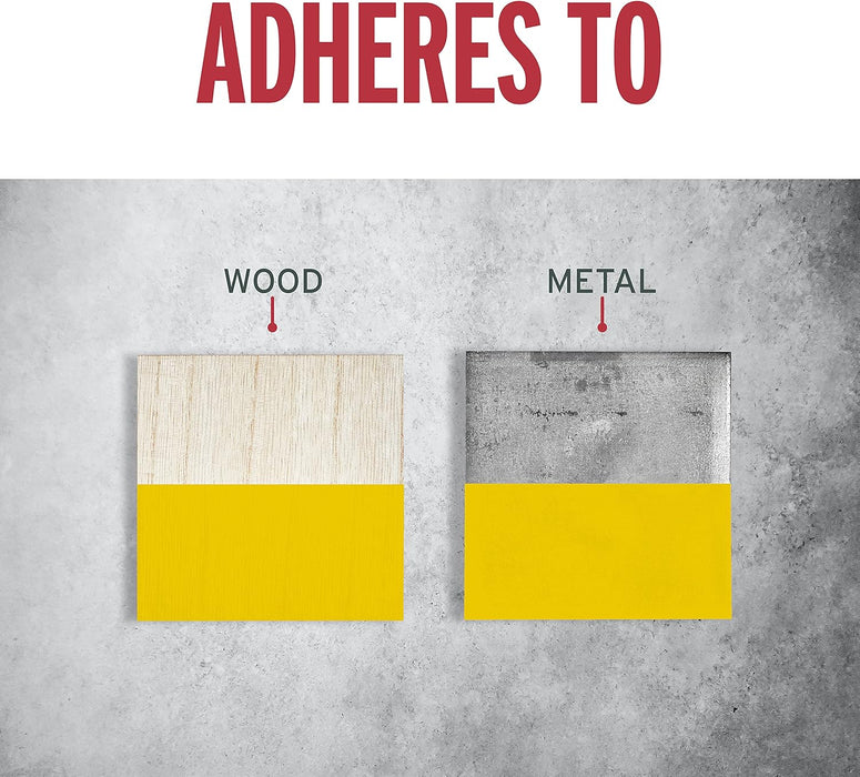 Rust-Oleum 365144 Stops Rust Spray Paint, 12 Oz, Satin Citrus Yellow (Pack of 6)