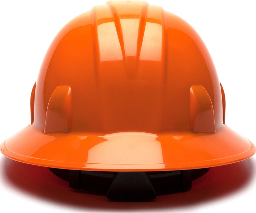 Pyramex Safety HP26140 SL Series Full Brim Hard Hat 4-Point Ratchet Suspension Orange