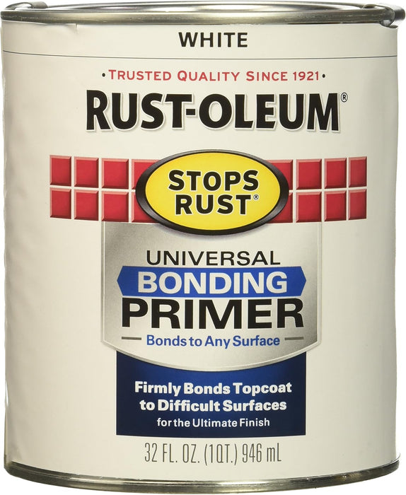 Rust-Oleum 330494 Quart Universal Bonding Primer, 32 Oz, White (Pack of 1)