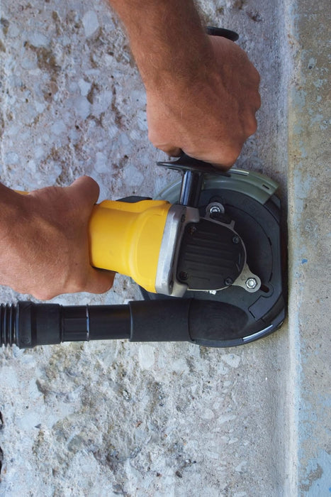 Dustless Technologies D5850 Dust Buddie XP Universal Dust Control Attachment for Grinders, 7", Black/Gray