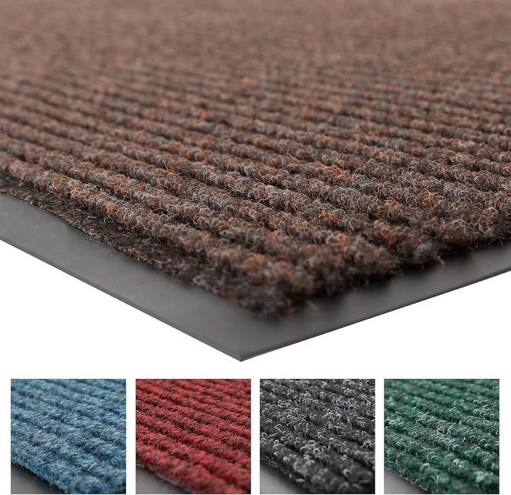 ‎Notrax | ‎109S0034BR | Notrax 109 Brush Step Carpeted Indoor/Outdoor Entrance Mat for Home or Office, 3' X 4', Absorbent Slip Resistant Heavy Duty Entry Mat, Brown, 109S0034BR