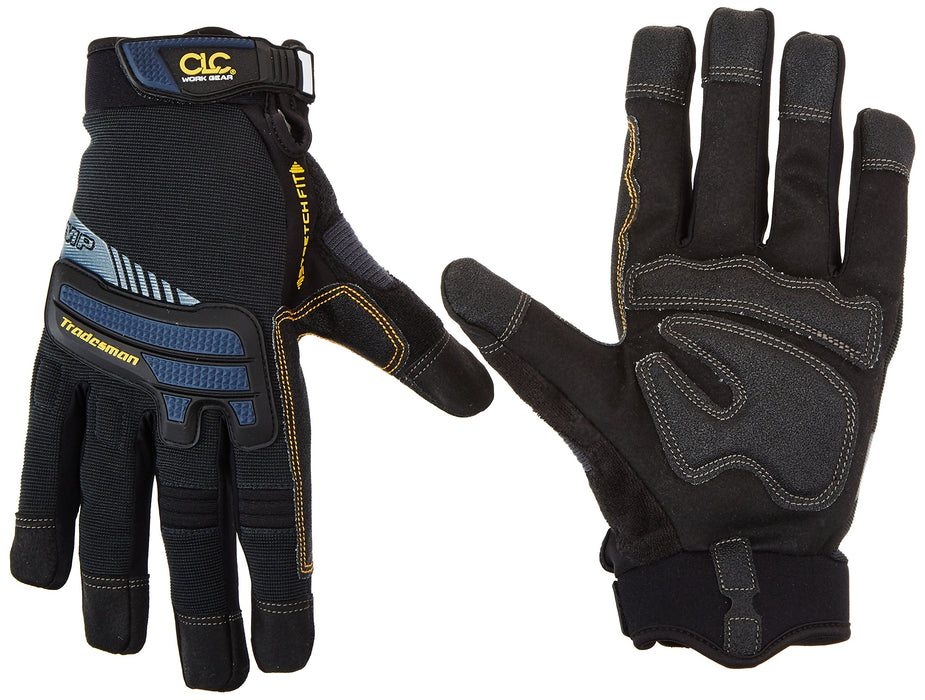 Custom Leathercraft 145XXL Tradesman Glove, Black, 2X-Large (Pack of 1)