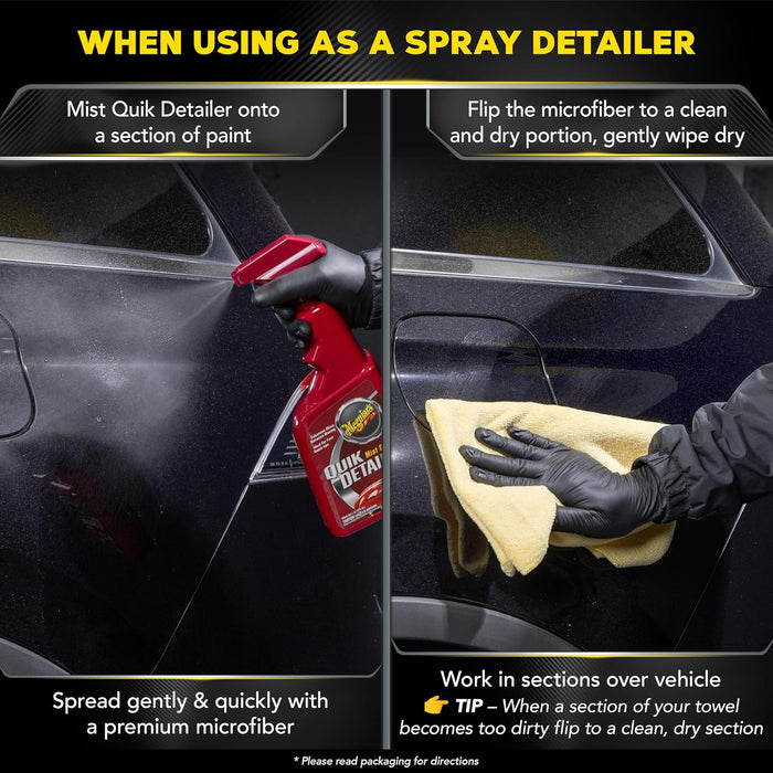 Meguiar's A3316 Quik Detailer Mist & Wipe, 16 oz, Spray