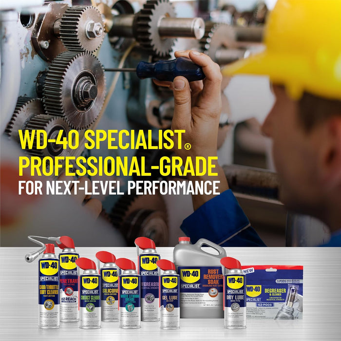 WD-40 300280 Specialist Degreaser, Industrial-Strength, 15 oz (Pack of 6)