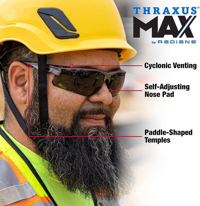 Radians TXM6-23ID Gun Metal Frame - Smoke IQuity Anti-Fog Lens