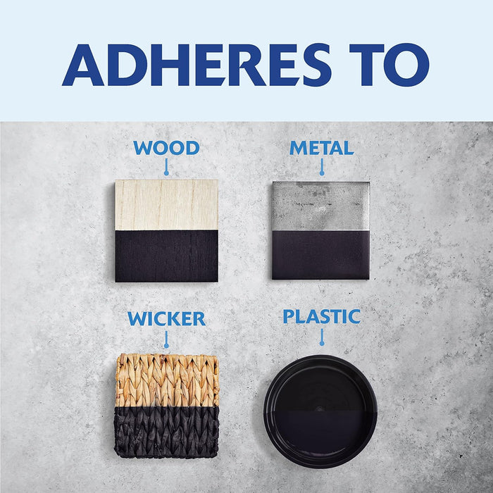 Rust-Oleum 1974502 Painter's Touch Latex Paint, Semi-Gloss Black, 32 Fl Oz (Pack of 2)