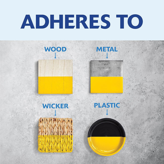 Rust-Oleum 1945730 Painter's Touch Latex Paint, Half Pint, Gloss Sun Yellow, 8 Fl Oz (Pack of 1)