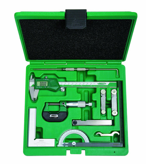 INSIZE 5091-E Measuring Tool Set, 9 Piece