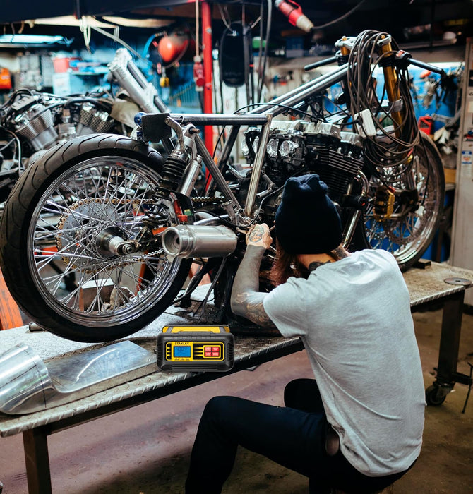 STANLEY BC40BS 40 Amp High Frequency Battery Charger with Engine Start and Patented Voltage and Alternator Check