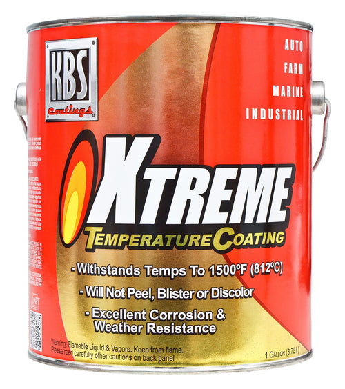 KBS Coatings 65506 Rocket Red Xtreme Temperature Coating - 1 Gallon
