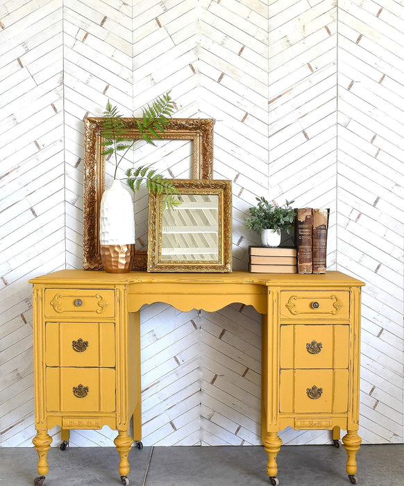 Rust-Oleum 334195 Milk Paint Finish, Quart, Venetian Yellow, 32 Fl Oz (Pack of 1)