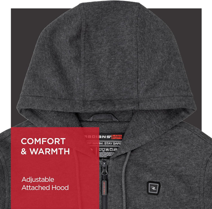 Radians (RHG-H301HG-XL) Women's Heated Apparel - Jackets, Heather Gray, X-Large