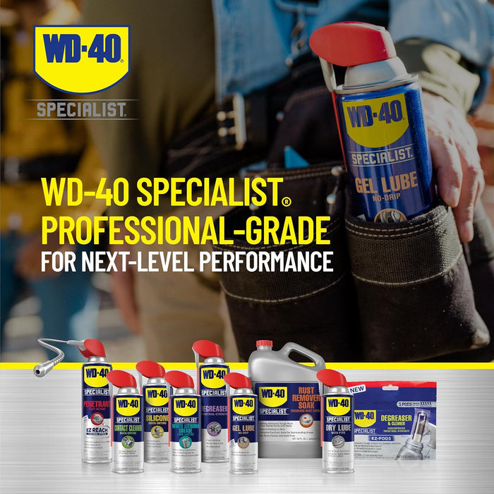 WD-40 300103 Specialist Gel Lube, 10 oz (Pack of 6)