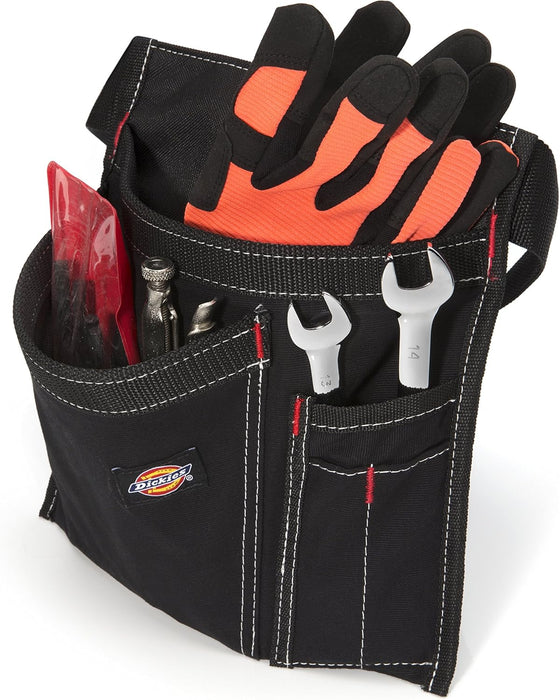 Dickies 57080 5-Pocket Single Side Tool Belt Pouch/Work Apron, Durable Canvas Construction, Adjustable Belt for Custom Fit