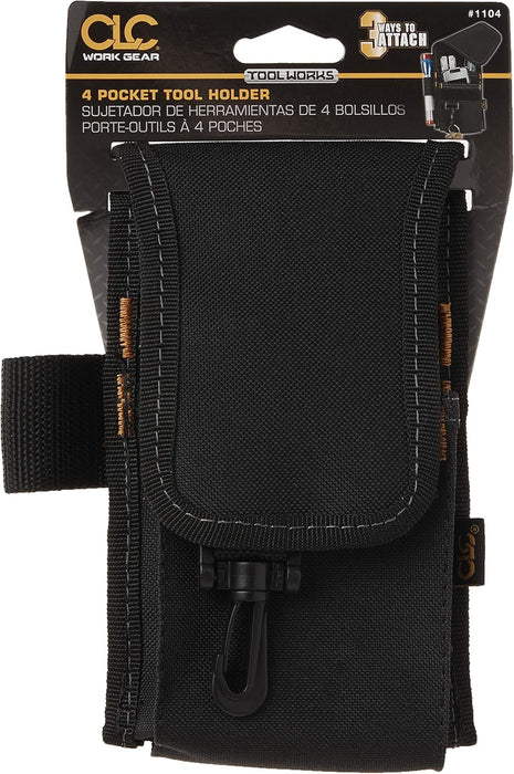 Custom Leathercraft 1104 Construction Multi-Purpose Poly Tool Holder, Cell Phone Holder