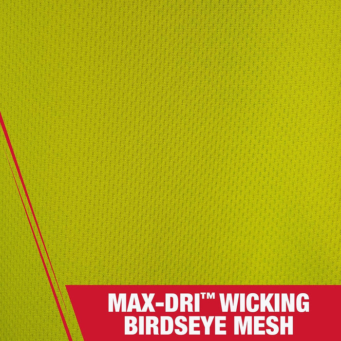 Radians ST11B-2PGSW Type R Class 2 Short Sleeve Black Bottom T-Shirt, Safety Green, Size 2X-Large