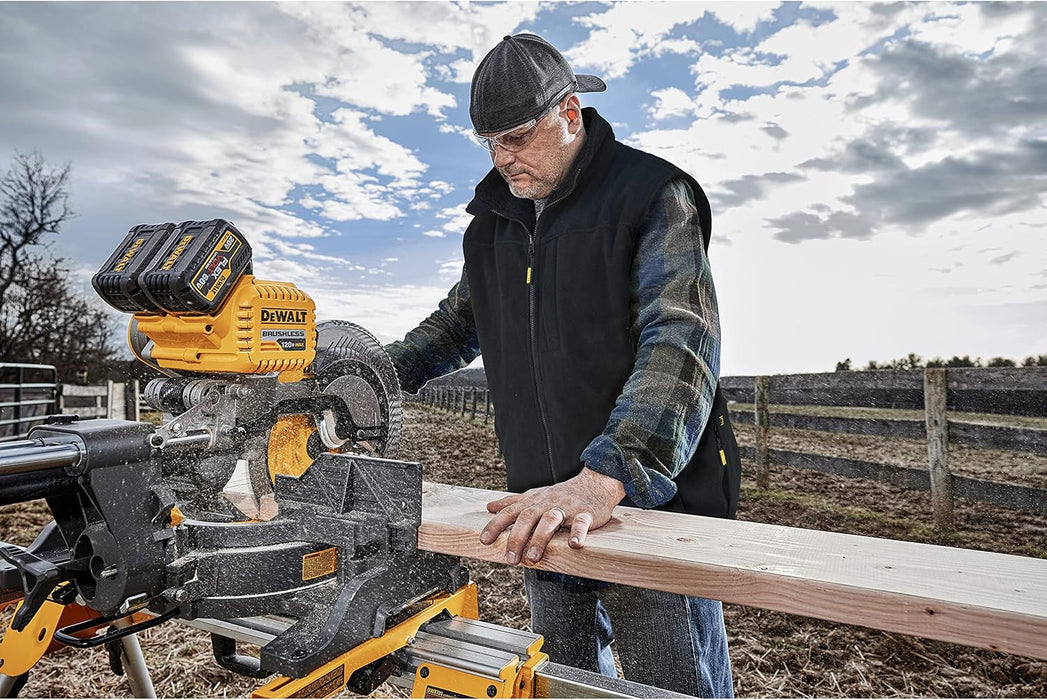 DEWALT Unisex Reversible Heated Fleece Vest Kit, Black, XL - DCHV086BD1