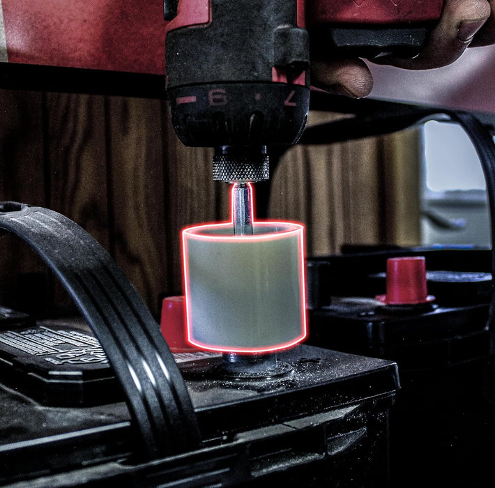 EZRED 505BTSSHQD Shaft Battery Term Cleaner, Steel