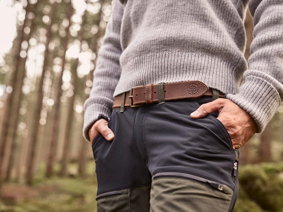 Hults Bruk 840797 Leather Belt 37" - 1.5" Wide