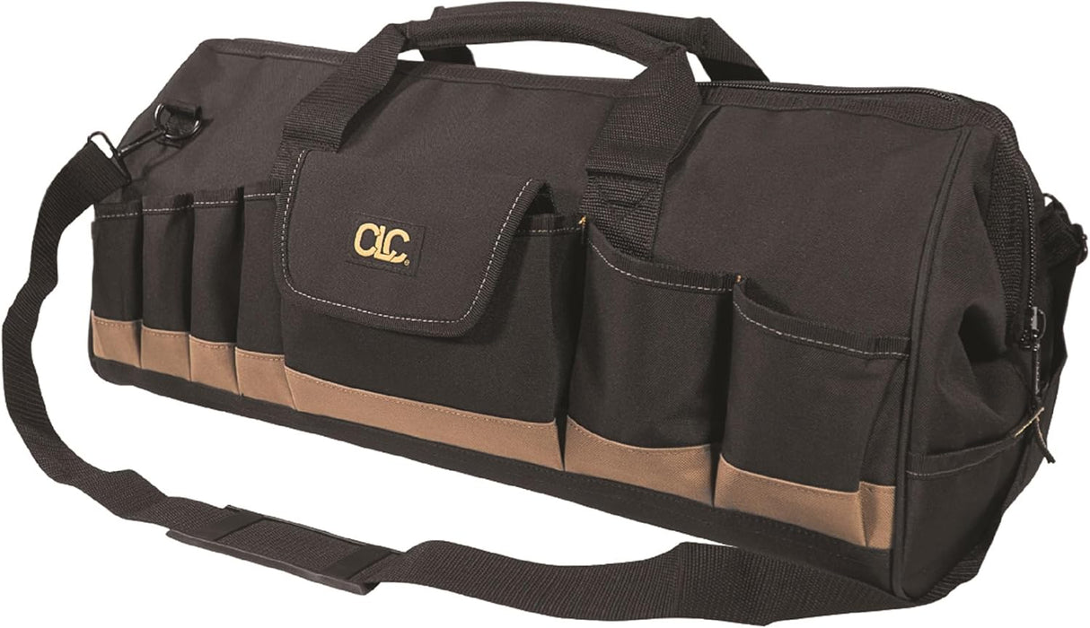 CLC Custom Leathercraft 1164 24 In. Megamouth Tote Bag, 32 Pocket
