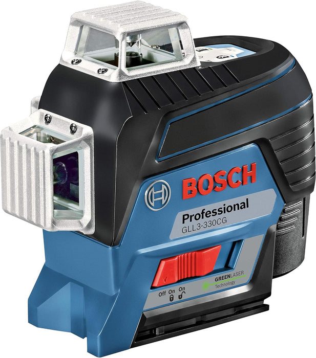 Bosch 12V Max 360 Degree Connected Green-Beam Three-Plane Laser Kit with 2.0Ah Extra Battery