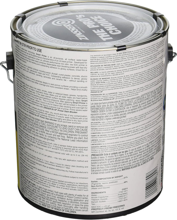 Rust-Oleum 249729 Smart Prime Primer, 1-Gallon, White