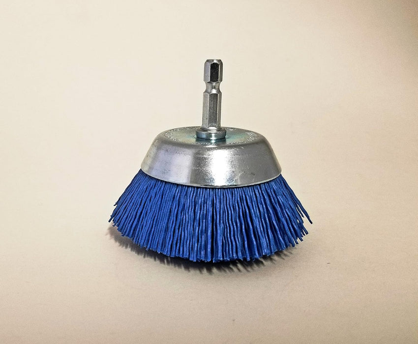 Dico 541-786-21/2 Nyalox Cup Brush 21/2-Inch Blue 240 Grit