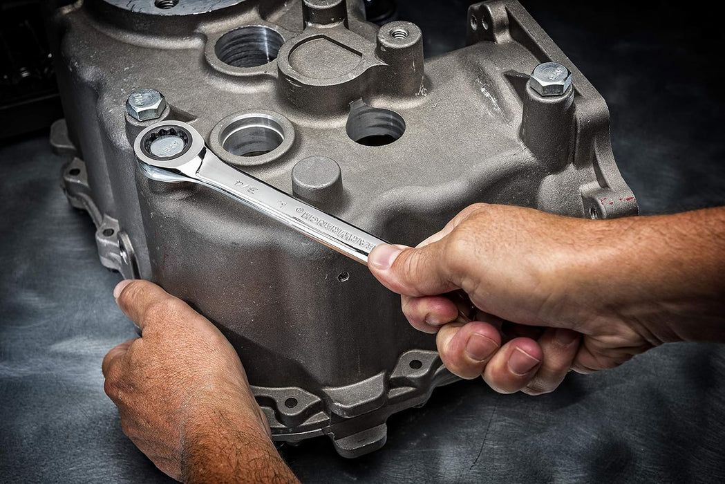 GEARWRENCH 12 Pt. Ratcheting Combination Wrench, 1-7/8" - 9054D