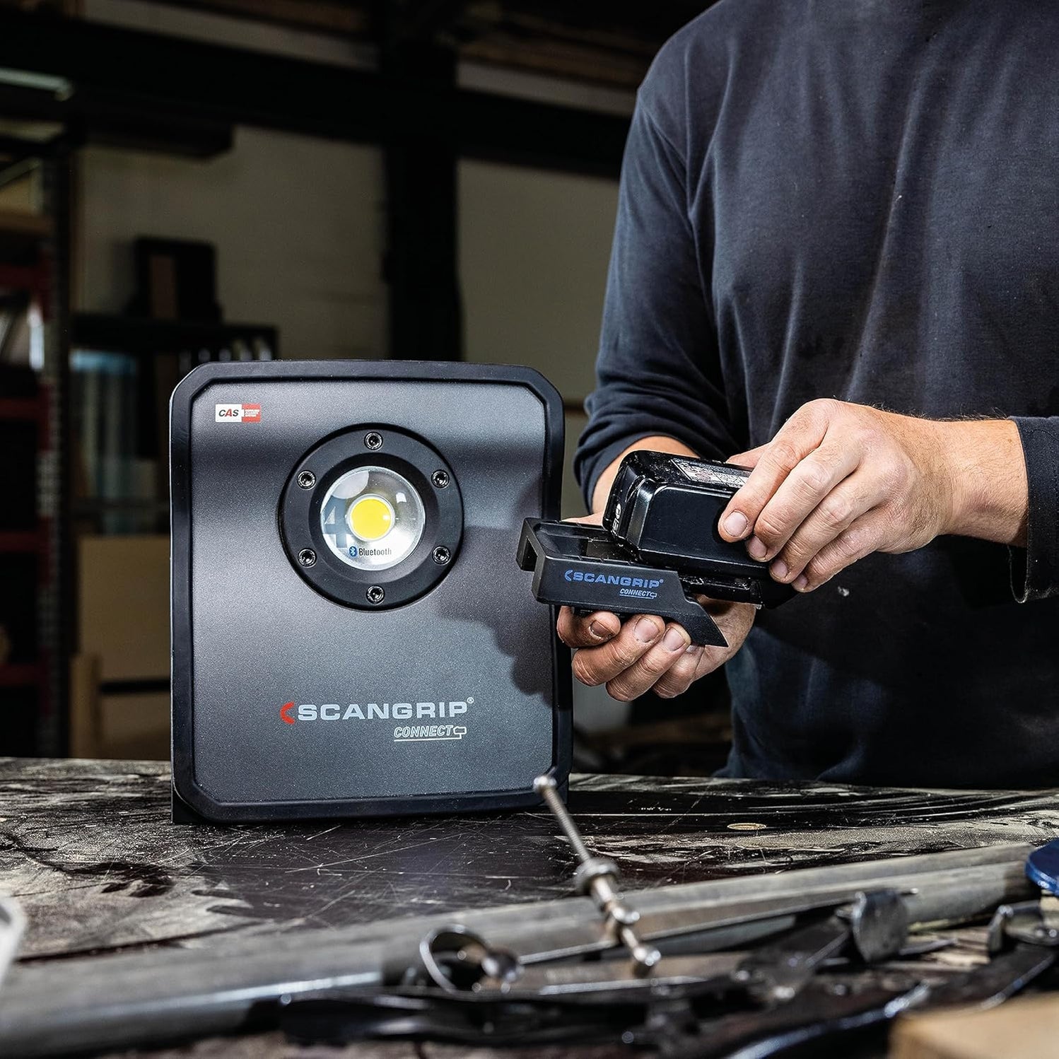 Scangrip NOVA 4 Connect 4000 Lumen LED Portable Work Light, Power Tool ...