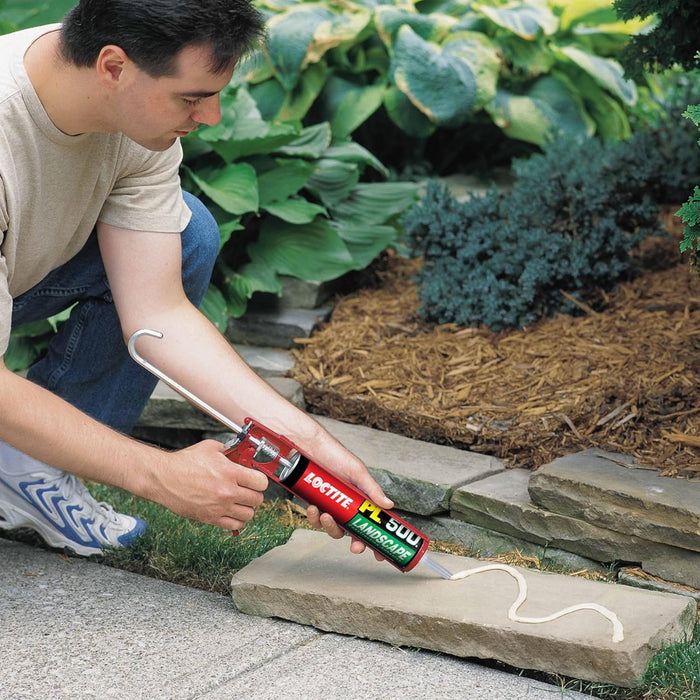 Loctite PL500 Landscape Block & Stone, Light Tan Adhesive, 28 fl oz Cartridge (Pack of 1)