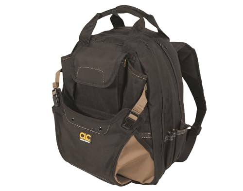 CLC Work Gear 1134 Carpenter's Tool Backpack, 44 Pockets, Padded Back ...