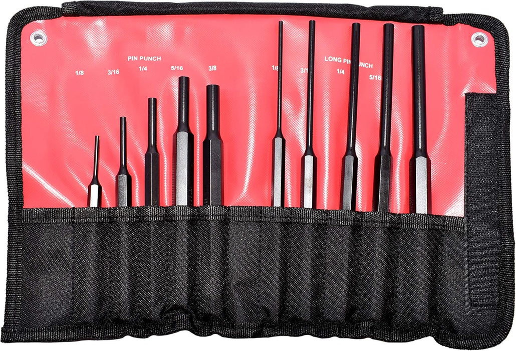 Mayhew Pro 61511 Pin Punch Set, 10-Piece