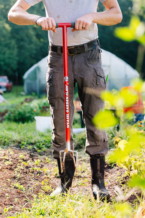 Garden Weasel Garden Claw - Long Handle | Cultivate, Loosen, Aerate, Weed | Gardening Hand Tiller, Twist Weeding Tool, Digging Fork, Cultivator, Soil Loosener