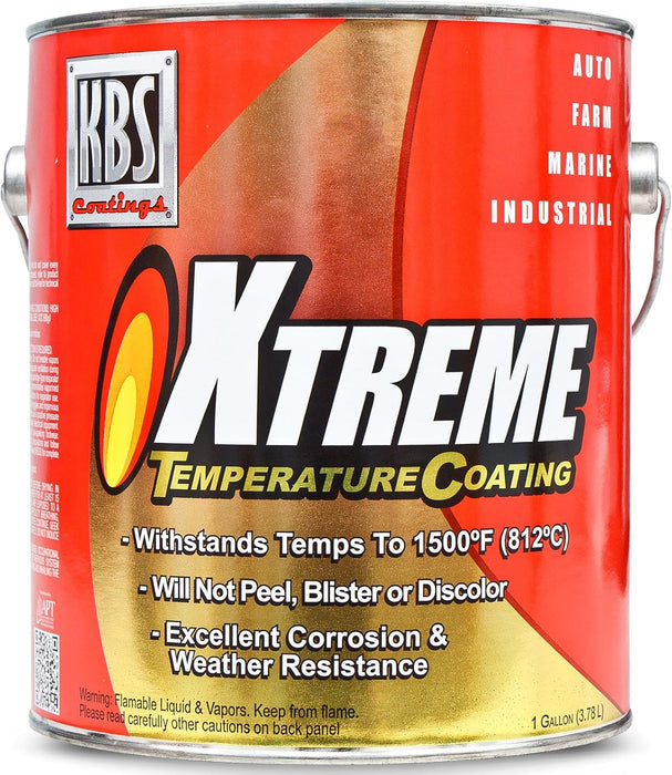 KBS Coatings 65605 Cast Iron Grey Xtreme Temperature Coating - 5 Gallon