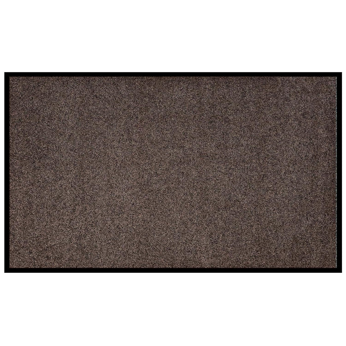 Durable Corporation - 654S48 Wipe-N-Walk Vinyl Backed Indoor Carpet Entrance Mat, 4' x 8', Brown (Rectangular)