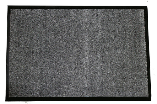 Durable Corporation 654S46 Wipe-N-Walk Vinyl Backed Indoor Carpet Entrance Mat, 4' x 6', Charcoal