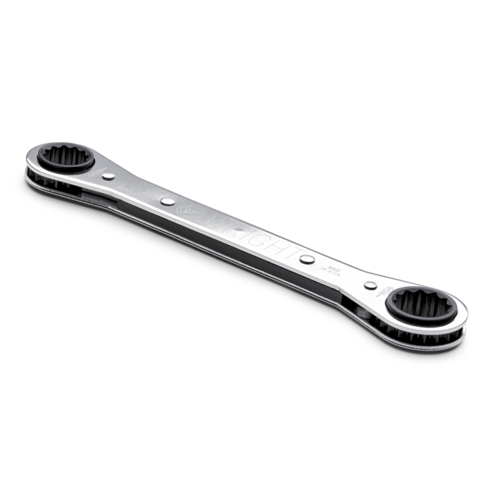Wright Tool 9389 12 Point Nominal Size Ratcheting Box Wrench, 1-1/8" x 1-1/4"
