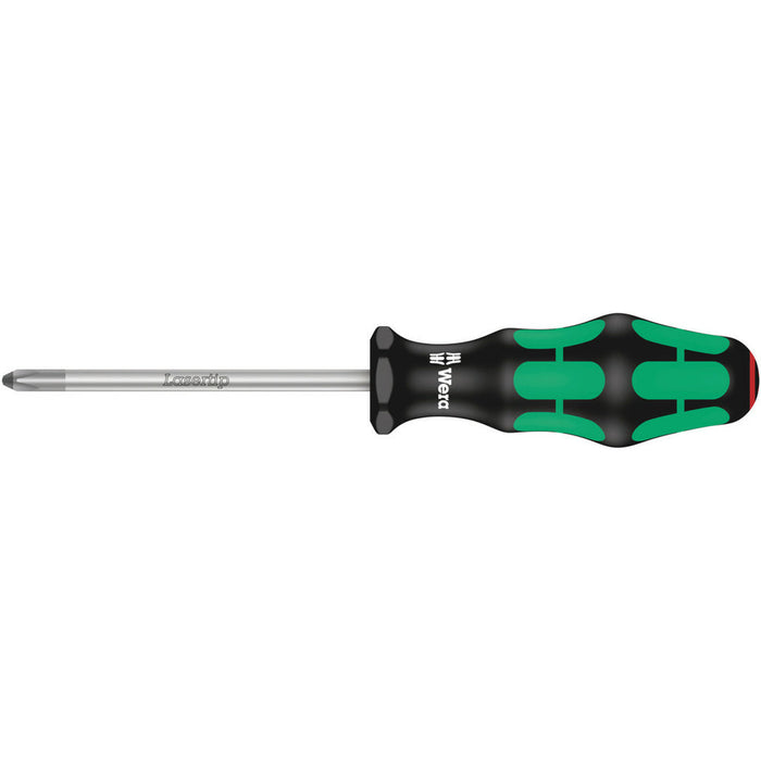 Wera 05008720001 Kraftform Plus 350 PH Phillips Screwdriver, Lasertip, PH 2 Head, 4" Blade Length