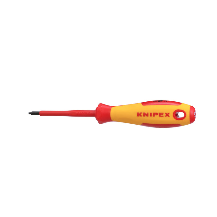 KNIPEX 3-1/8" Square Drive Screwdriver, 1000V Insulated, R1