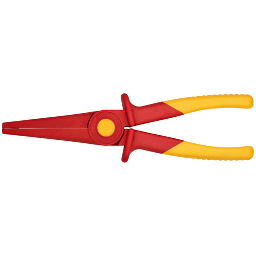 KNIPEX 8-3/4" Flat Nose Plastic Pliers-1000V Insulated